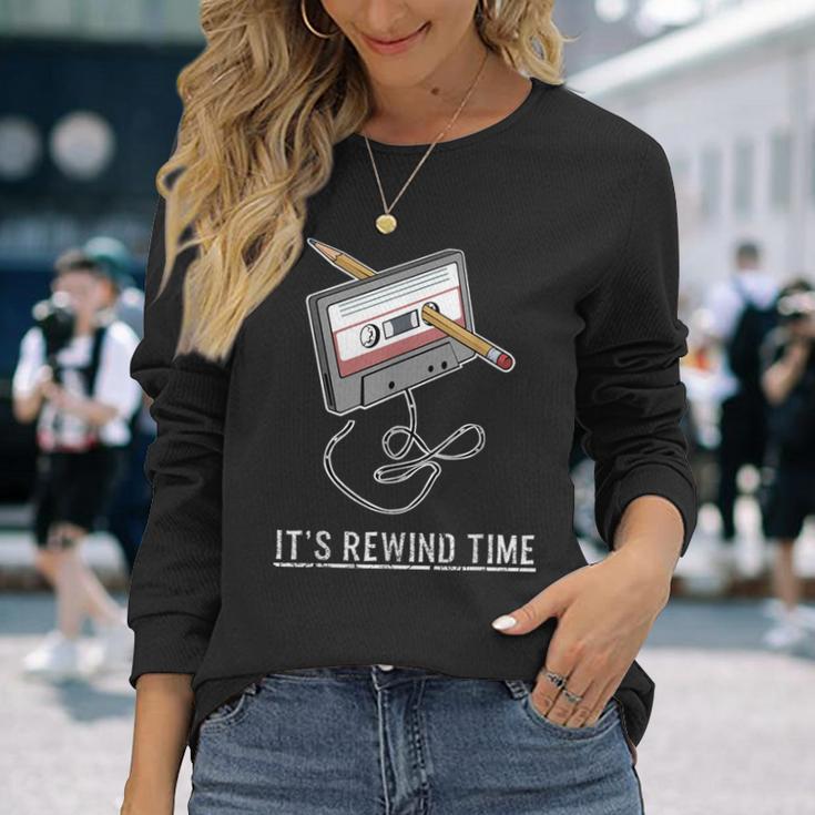 Retro Cassette 80S 90S Party Langarmshirts Geschenke für Sie