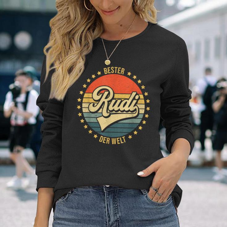 Rudi With Best Rudi Der Welt Langarmshirts Geschenke für Sie