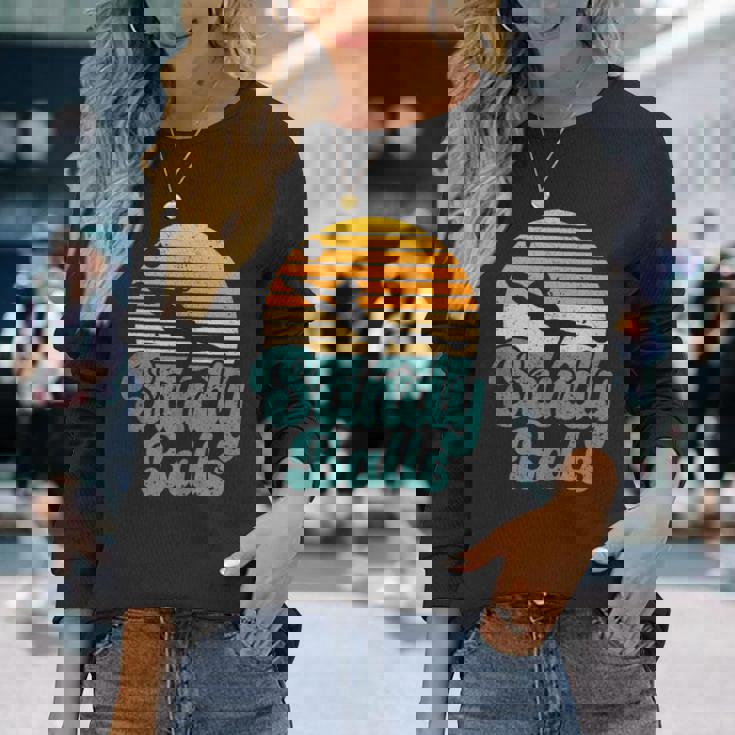 Sandy Balls Beach Volleyball Player Coach Fan Sports Long Sleeve T-Shirt Gifts for Her Sandy Balls Beach Volleyball Player Coach Fan Sports Long Sleeve T-Shirt Gifts for Her