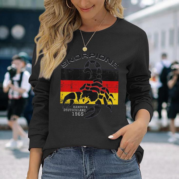 Skorpione Hanover Deutschland 1965 Scorpion German Flag Long Sleeve T-Shirt Gifts for Her