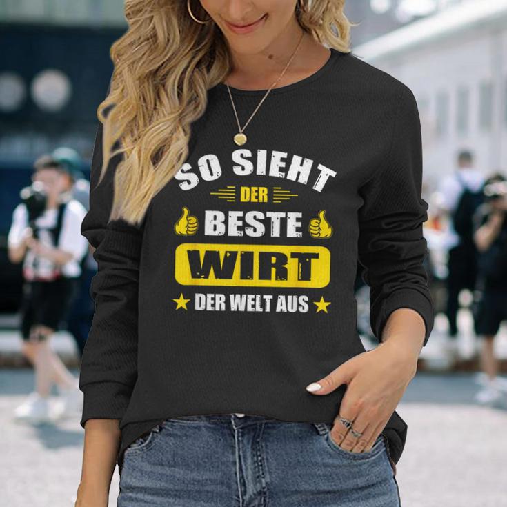 So Sieht Der Beste Wirt Der Welt Langarmshirts Geschenke für Sie