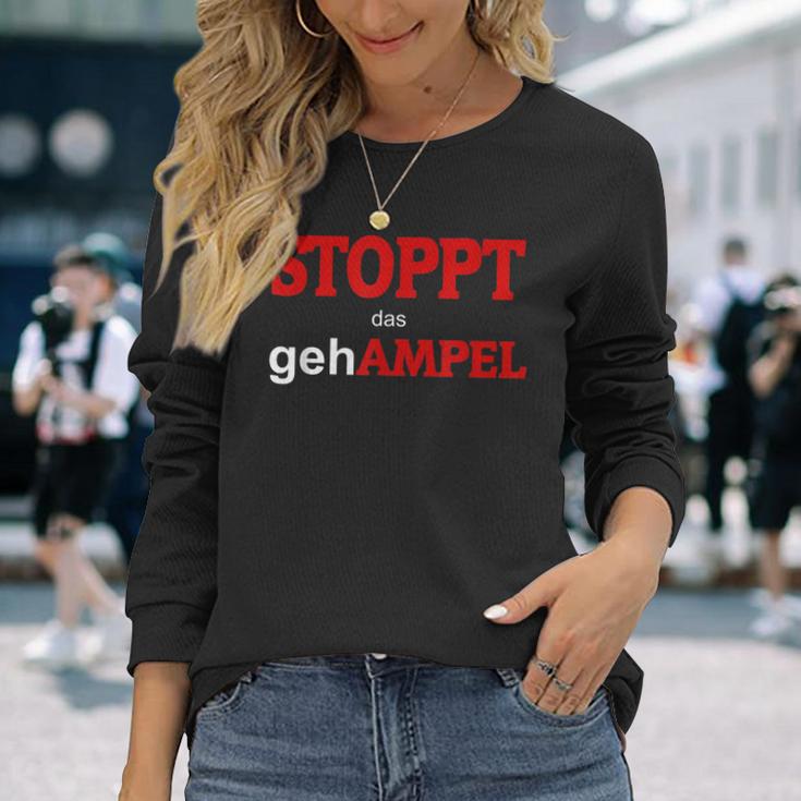 Stoppt Das Gehampel Muss Weg Black Langarmshirts Geschenke für Sie