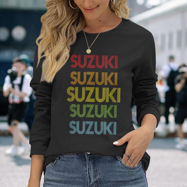 Suzuki Name Langarmshirts Geschenke für Sie