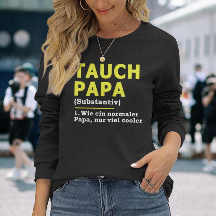 Tauch Papa Langarmshirts Geschenke für Sie