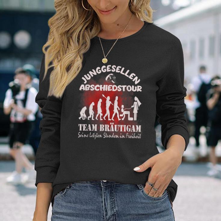 Team Groom Poltern Stag Party Jga Langarmshirts Geschenke für Sie