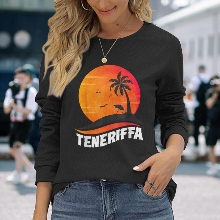 Tenerife Sunset Langarmshirts Geschenke für Sie