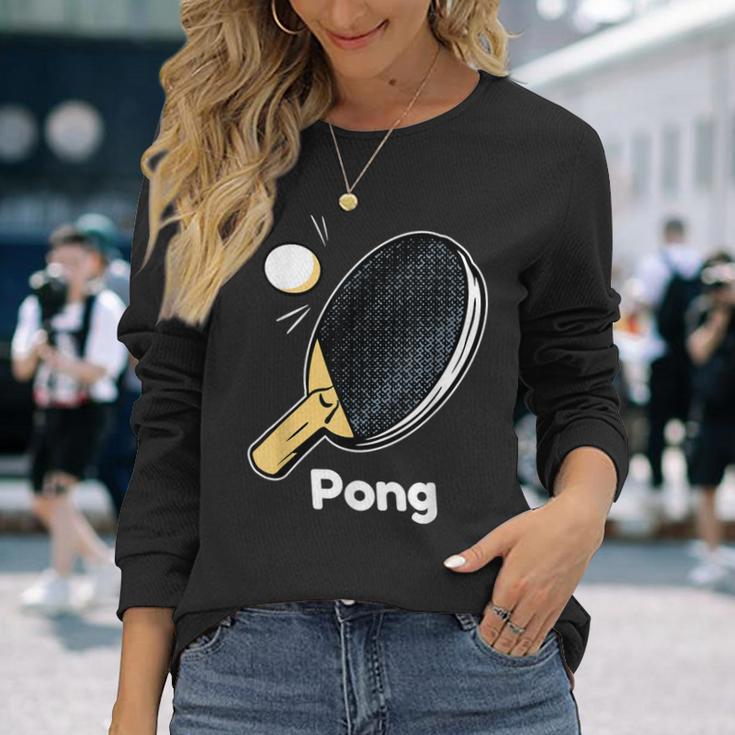 Tischtennis Partner Tischtennisschläger Ping Pong Langarmshirts Geschenke für Sie