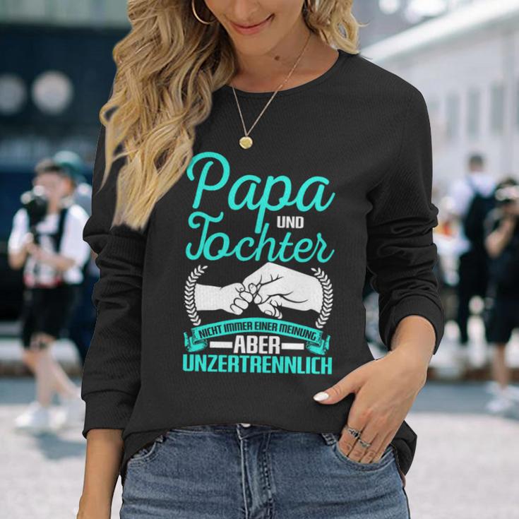 Vater Und Tochter Partnerlook Papaatertag Spruch Geschenk Langarmshirts Geschenke für Sie