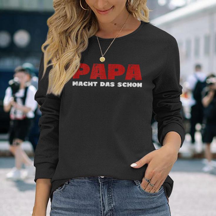 Vatertagatertags Geschenk Papa Opa Lustig Für Herren Langarmshirts Geschenke für Sie