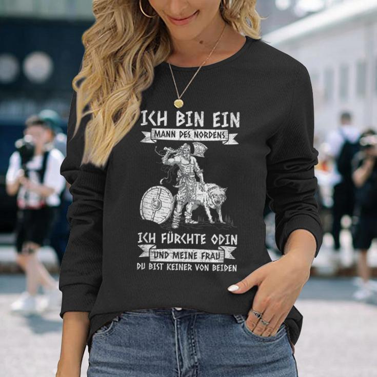 Viking Ich Bin Ein Mann Des Nordens Nordmen S Langarmshirts Geschenke für Sie