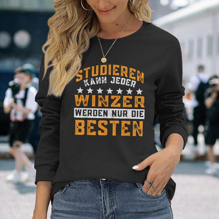 Weinbauer Nur Die Besten Werden Winzer Black Langarmshirts Geschenke für Sie