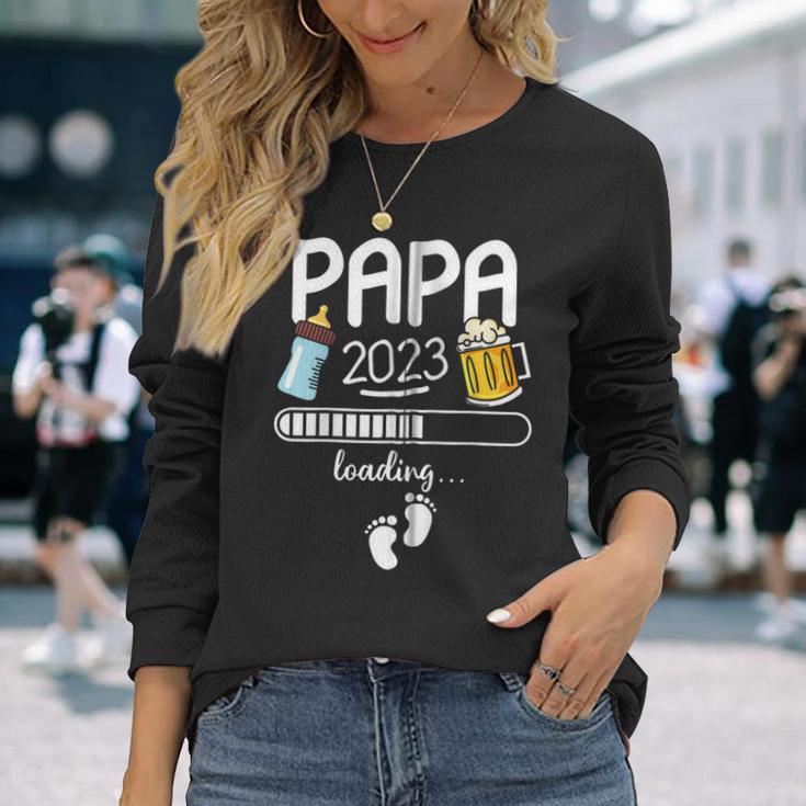 Werdende Papa Geschenk Für Werdendeater Papa 2023 Loading Kapuzenjacke Langarmshirts Geschenke für Sie