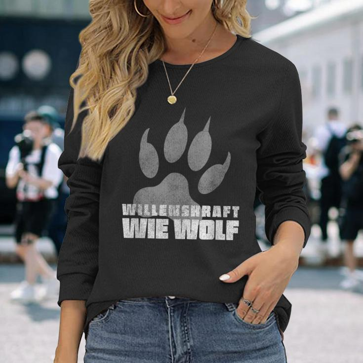 Willenskraft Wie Wolf In Wildnis In 7 Vs Kanada Langarmshirts Geschenke für Sie