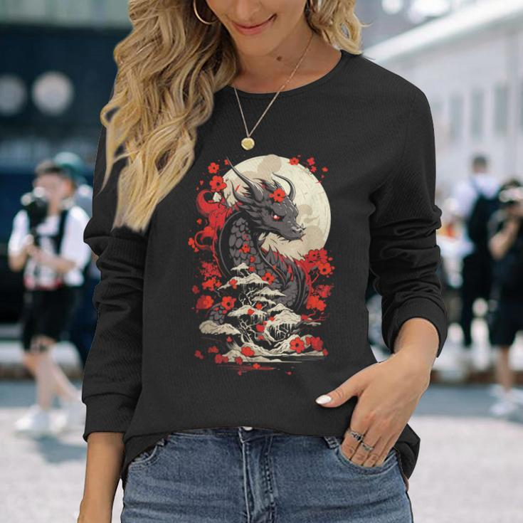 Year Of The Dragon Zodiac Lunar New Year 2024 Long Sleeve T-Shirt Gifts for Her