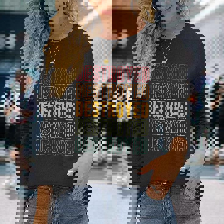 Zerstörter Stolz Zerstört Langarmshirts Geschenke für Sie