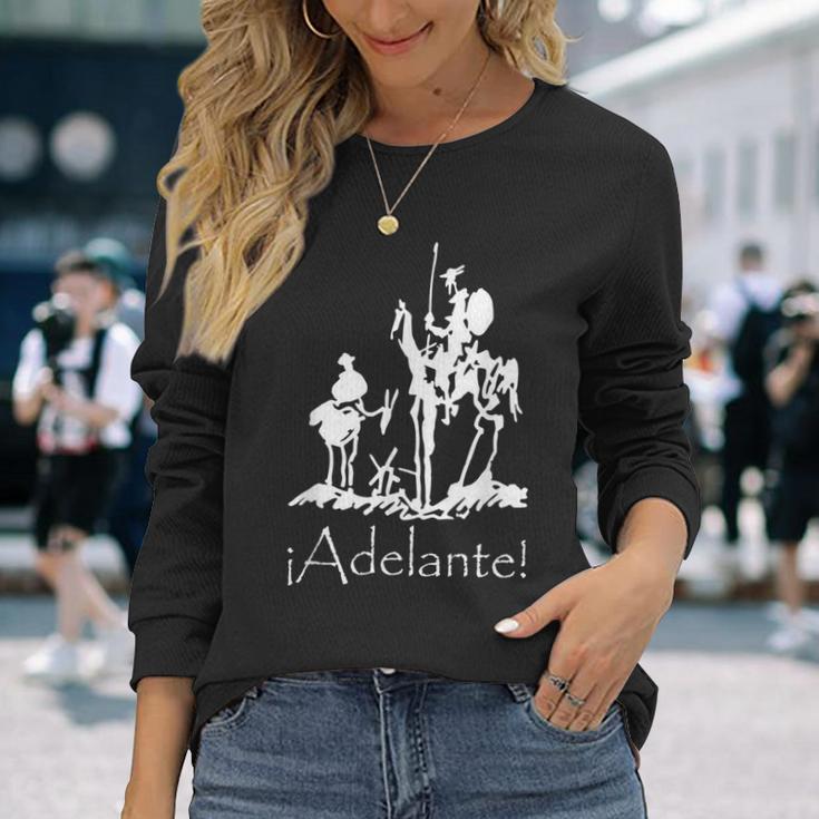 ¡Adelante Don Quijote Sancho Panza S Langarmshirts Geschenke für Sie