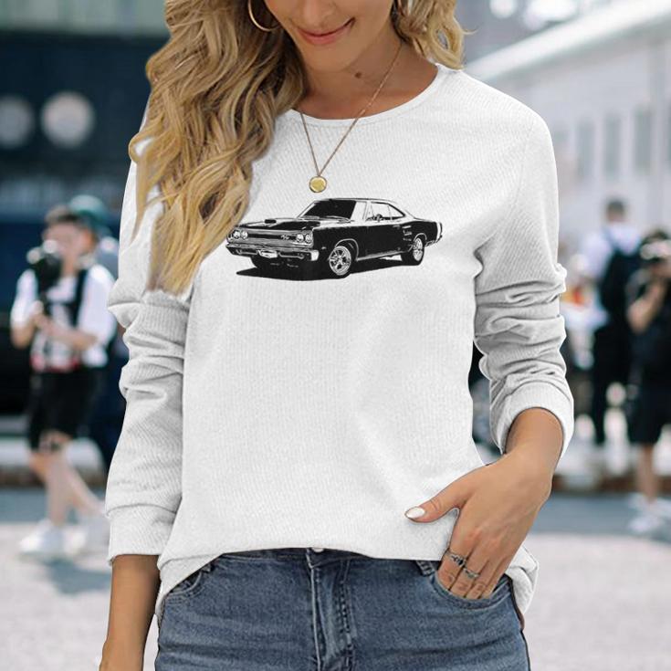 1969 Muscle Car Long Sleeve T-Shirt Gifts for Her