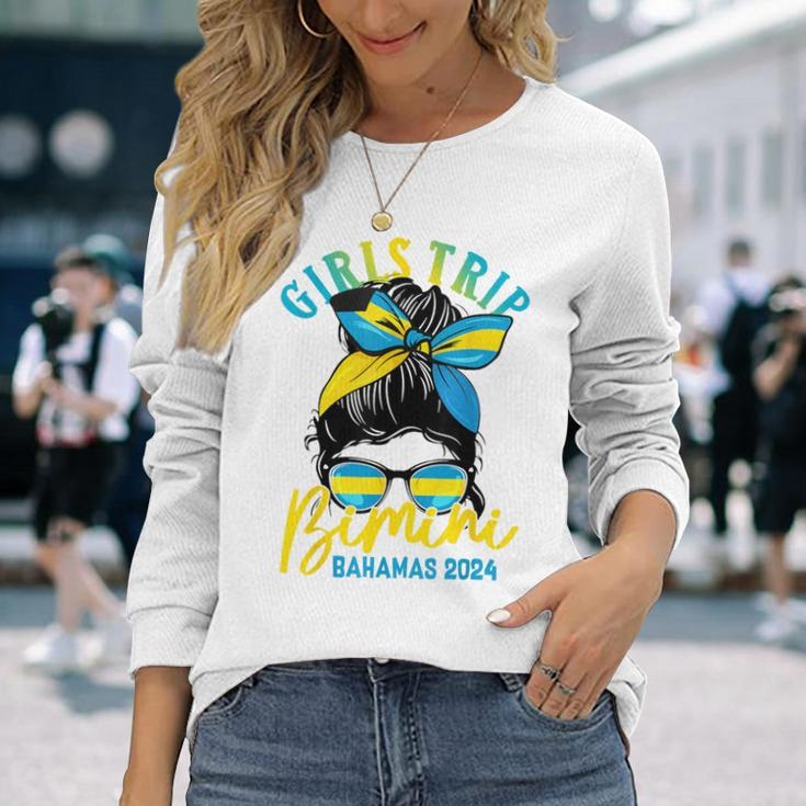 Bimini Bahamas Girls Trip 2024 Best Friend Vacation Party Long Sleeve T-Shirt Gifts for Her