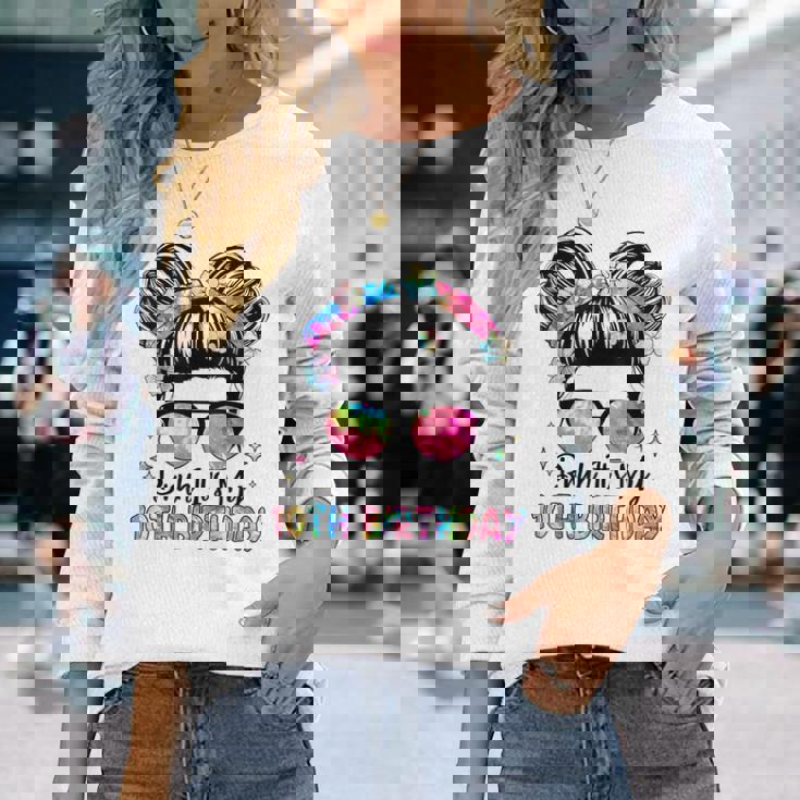Bruh It's My 10Th Birthday 10 Year Old 10Th Birthday Girl Long Sleeve T-Shirt Gifts for Her