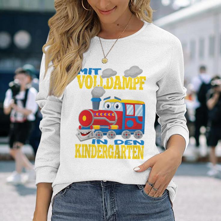 Children's Mitollteamf In Den Kindergarten Steam Train Langarmshirts Geschenke für Sie