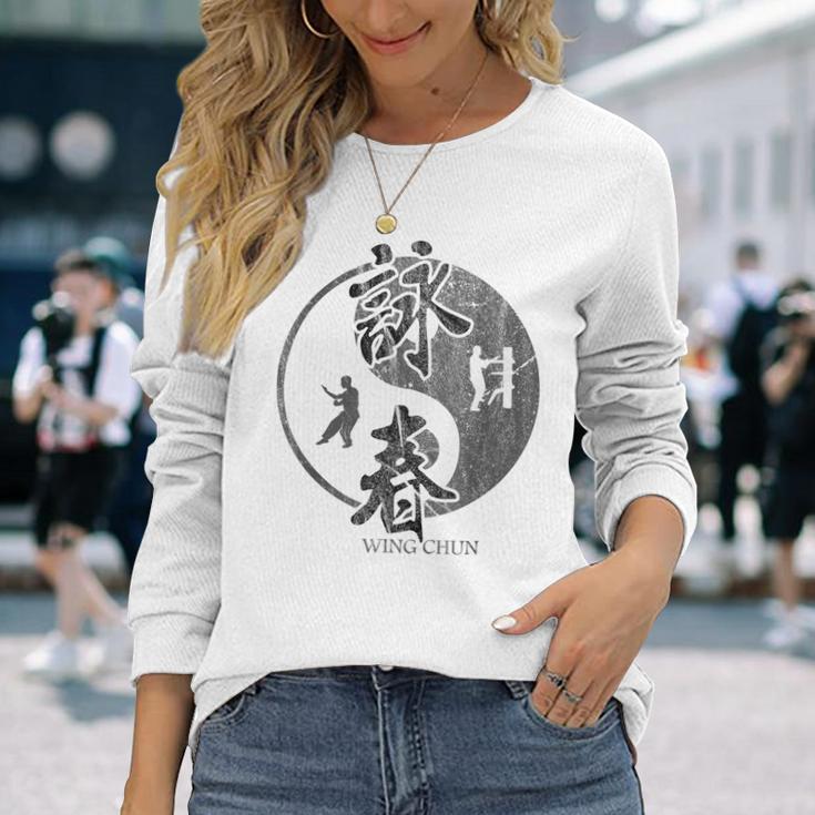 Chinese Martial Arts Kung Fu Wing Chun Langarmshirts Geschenke für Sie