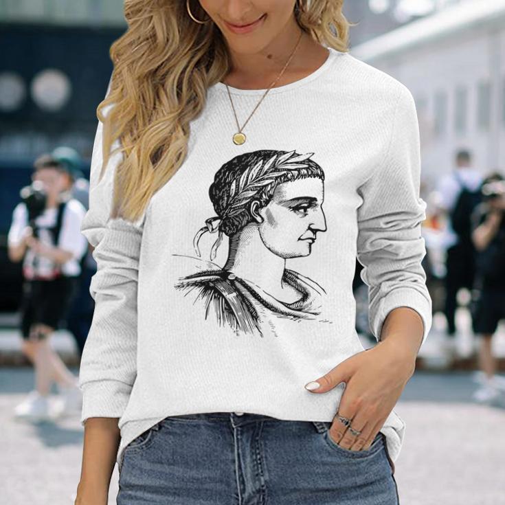 Constantine The Great Rome Roman Emperor Spqr Long Sleeve T-Shirt Gifts for Her