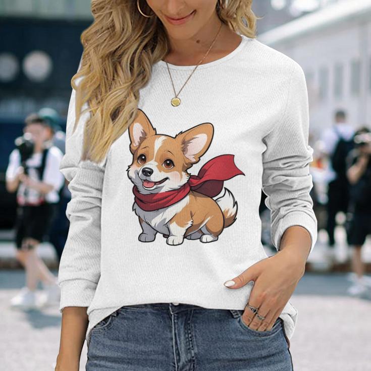 Corgi Geschenke Für Corgi-Liebhaber Corgi Damen Corgi Dog Langarmshirts Geschenke für Sie