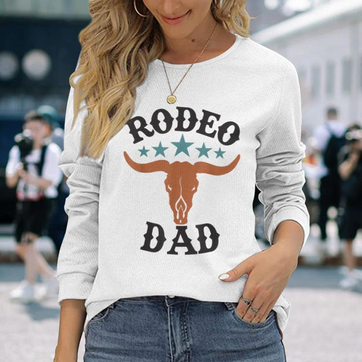 Dad 1St First Birthday Cowboy Western Rodeo Party Matching Long Sleeve T-Shirt Gifts for Her