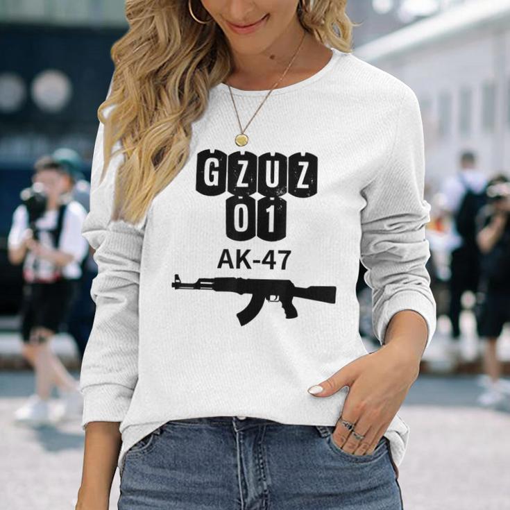 Gzuz 01 Ak-47 Langarmshirts Geschenke für Sie