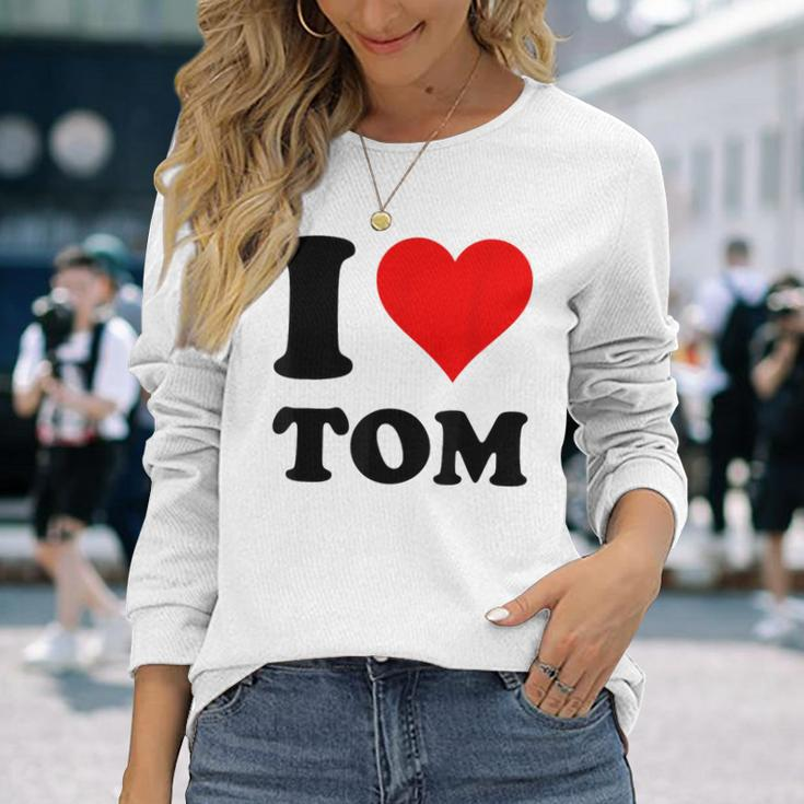 Ich Liebe Tom Langarmshirts Geschenke für Sie