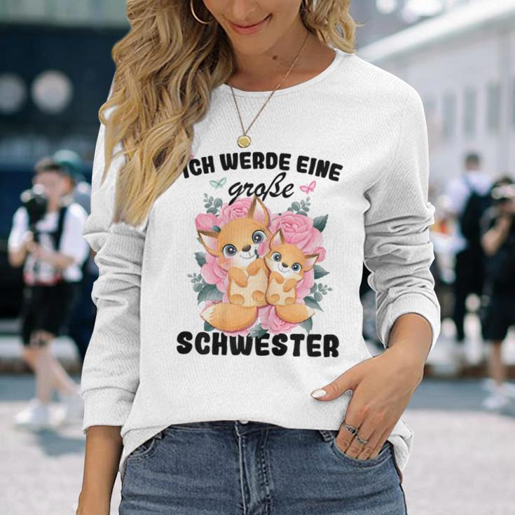 Ich Werde Große Schwester Langarmshirts, Ankündigung Geschwisterliebe Geschenke für Sie