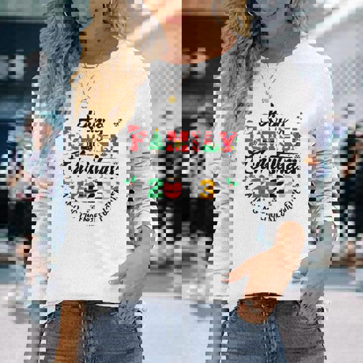 King Family Name Christmas Matching Surname Xmas Long Sleeve T-Shirt Gifts for Her