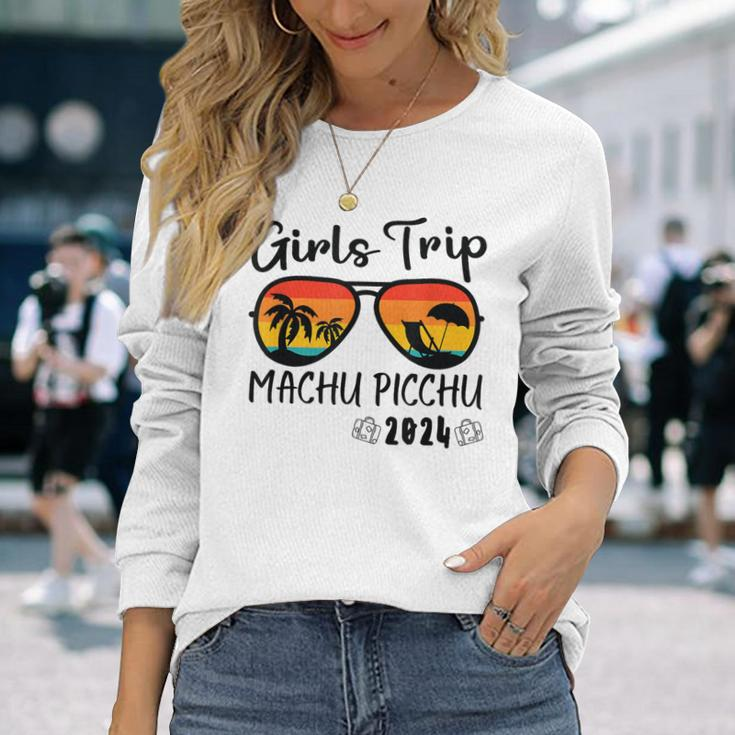 Machu Picchu Peru Girls Trip 2024 Long Sleeve T-Shirt Gifts for Her