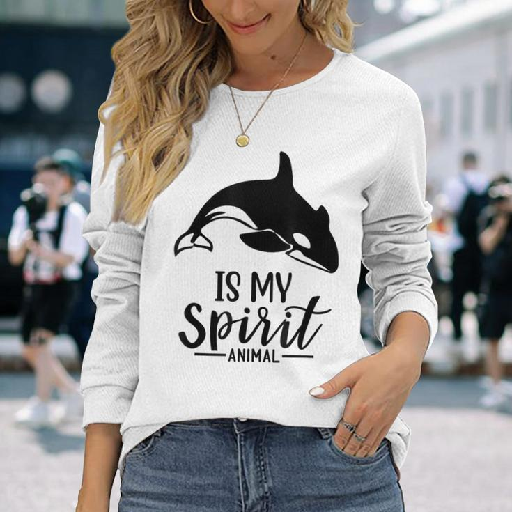 Orca Is My Ghost Tier I Orca Whale I Orca S Langarmshirts Geschenke für Sie