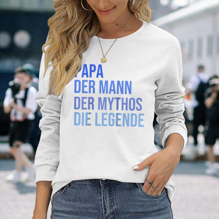 Papa Der Mann Der Mythos Die Legende Raglan Langarmshirts Geschenke für Sie