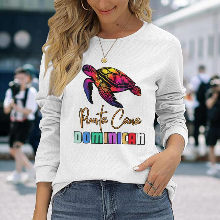 Punta Cana Dominican Republic Vacation Family Group Friends Long Sleeve T-Shirt Gifts for Her
