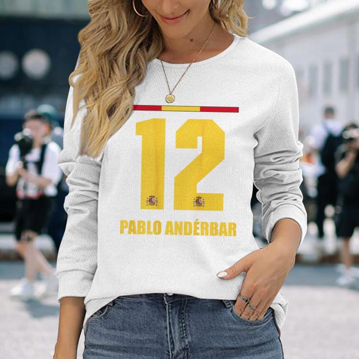 Spain Sauf Jersey Pablo Anderbar Langarmshirts Geschenke für Sie