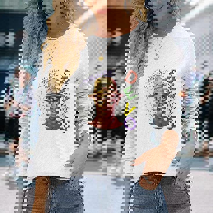 T-shirt à manches longues Hommage à Devo Are We Not Men? Design New Wave Cadeaux pour elle