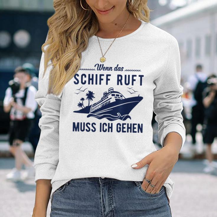 Wenn Das Schiff Ruft Wenn Das S Langarmshirts Geschenke für Sie