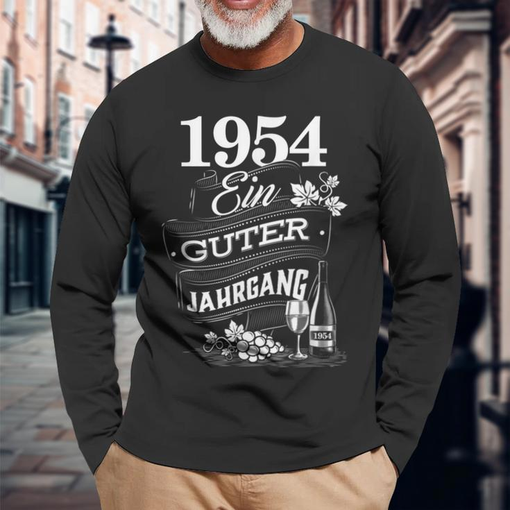 1954 Ein Guter Jahrgang Geburjahrgang Birthday Langarmshirts Geschenke für alte Männer