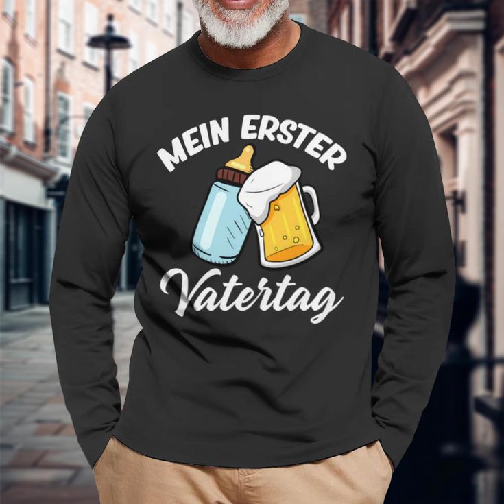 1Atertagatertagsgeschenk Papa Mein Ersteratertag Langarmshirts Geschenke für alte Männer