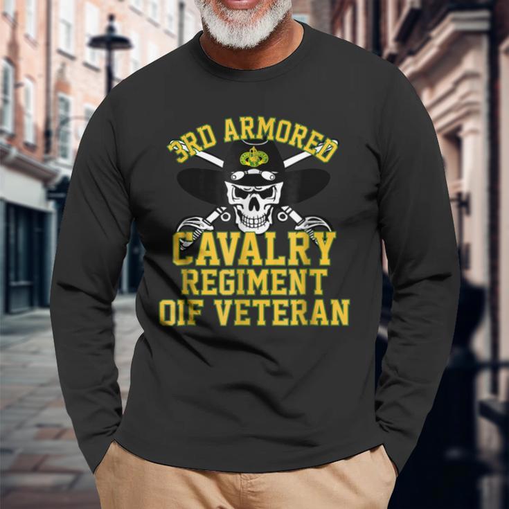 3Rd Armored Cavalry Regiment Iraq War Veteran Long Sleeve T-Shirt Gifts for Old Men