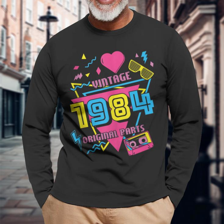 40Th Birthday Vintage 1984 80'S Vintage Retro I Love The 80S Long Sleeve T-Shirt Gifts for Old Men