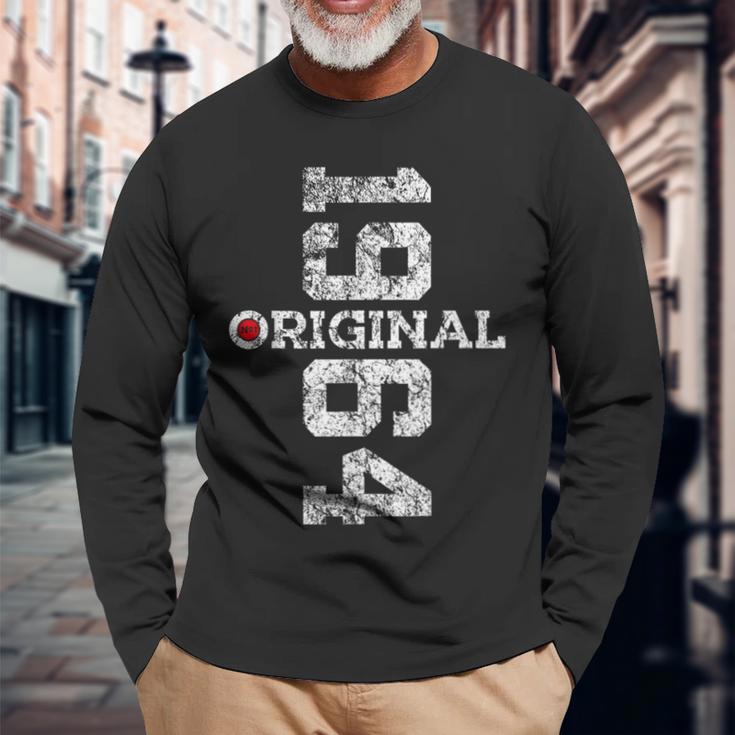 58 Jahre 58Th Geburtstag Original 1964 Black S Langarmshirts Geschenke für alte Männer