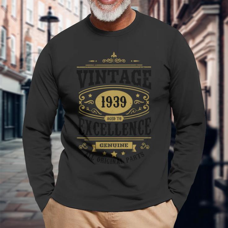 82 Geburtstag Papa 82 Jahre Altintage Geschenk Für Opa Langarmshirts Geschenke für alte Männer