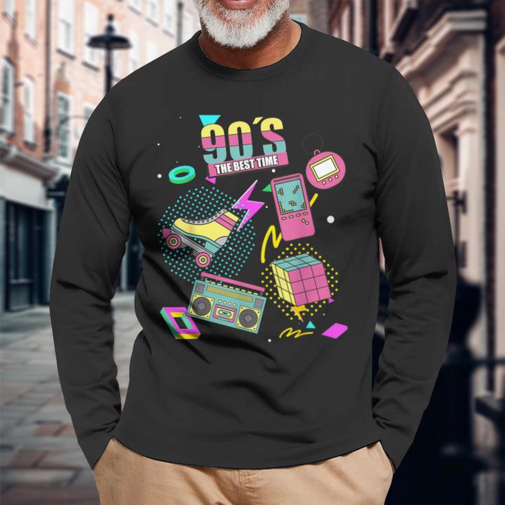 90S Retro Motto 90'S Langarmshirts Geschenke für alte Männer