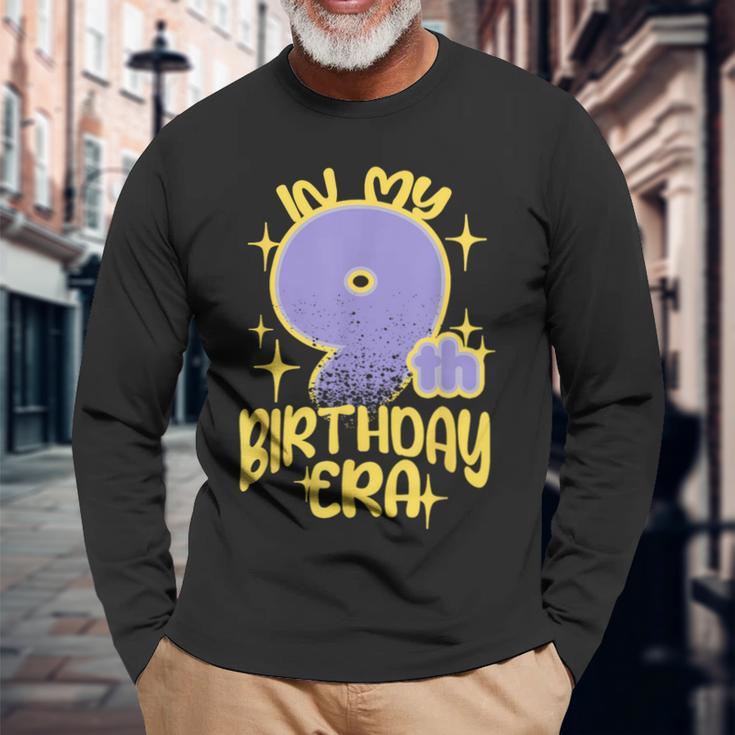 Alles Gute Zum Neunten Geburtstag Era Langarmshirts Geschenke für alte Männer