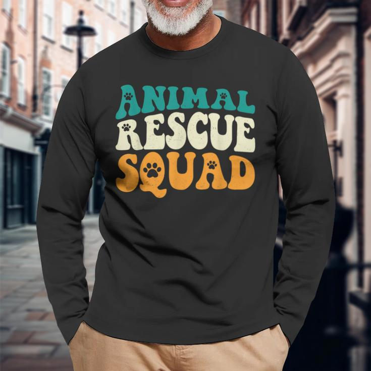 Animals Over People Animal Activist Rescue Conservation Long Sleeve T-Shirt Gifts for Old Men
