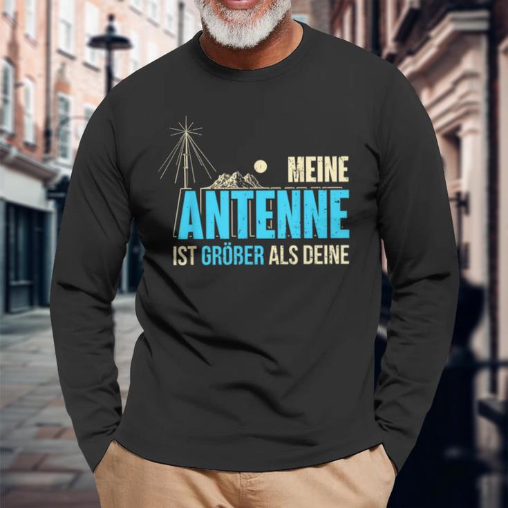 My Antenna Is Larger Cb Funker Amateur Funker Langarmshirts Geschenke für alte Männer