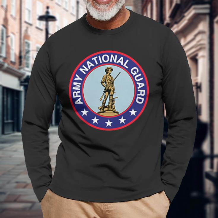 Army National Guard Military Veteran State Morale Long Sleeve T-Shirt Gifts for Old Men